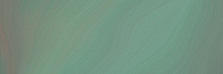 abstract flowing banner design with gray gray, dark sea green and dim gray colors. fluid curved flowing waves and curves for poster or canvas