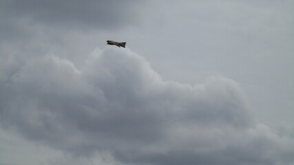 flying in the sky