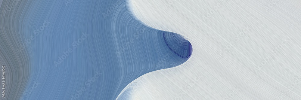 Aufkleber abstract flowing banner design with light slate gray, light gray and dark slate blue colors. fluid c