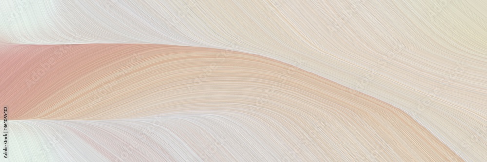 Aufkleber abstract artistic header with pastel gray, lavender and tan colors. fluid curved flowing waves and c