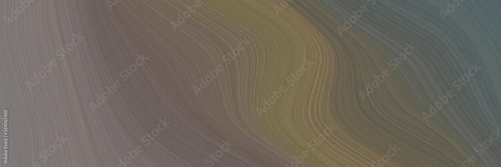 Aufkleber abstract dynamic horizontal header with dim gray, gray gray and dark slate gray colors. fluid curved lines with dynamic flowing waves and curves for poster or canvas
