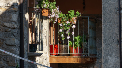 Balcone fiorito