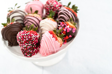 Chocolate dipped strawberries