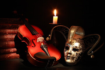 Violin And Mask
