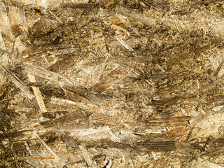 Creative old sawdust planks, perfect background for your concept of project. Landscape style. Great background or texture.