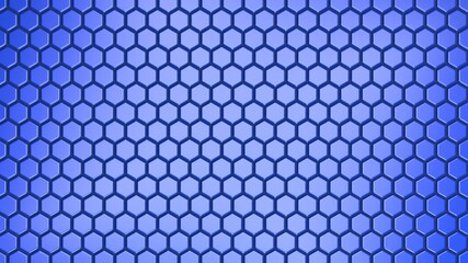 honeycomb abstract technology background 3d rendering