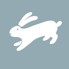 Vector rabbit icon.