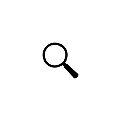 Magnifying Glass vector flat icon. Isolated search icon illustration