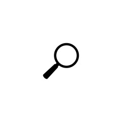 Magnifying Glass vector flat icon. Isolated search icon illustration
