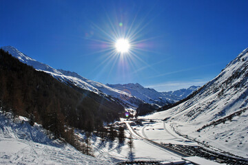 Hochgurgl Obergurgl Otztal ski resort in the Western Tyrol Austrian Alps Austria