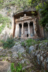 Tomb of Amyntas, Fethiye, Turkey