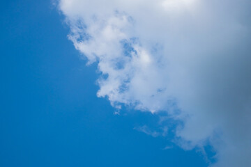abstract clouds against a background of blue sky
