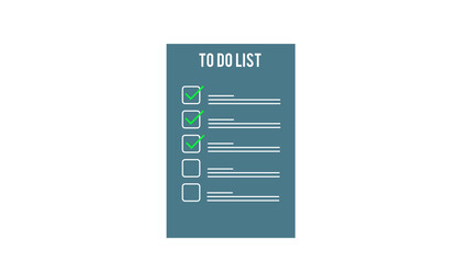 To do list or planning icon concept