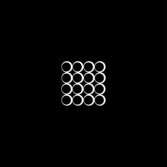 Balls on a black background four on four icon eps ten