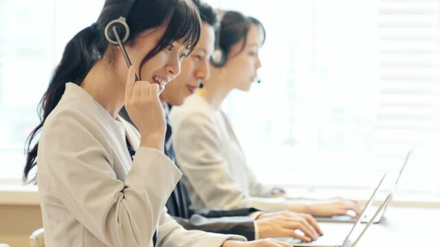 オペレーター　コールセンター