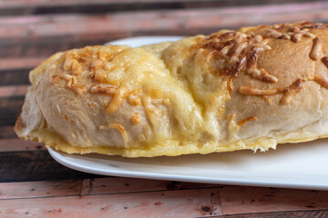 fresh baked cheese bread