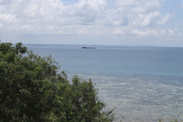 The beach of Samae San island at Chonburi in Thailand, tropical island.