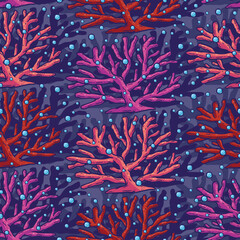 Beautiful Coral Seamless Pattern
