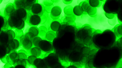 abstract green background with particles