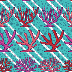 Beautiful Coral Seamless Pattern 
