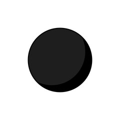 Fototapeta na wymiar Billiard ball icon. Black ball symbol modern, simple, vector, icon for website design, mobile app, ui. Vector Illustration