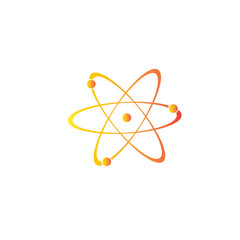 Atom icon vector
