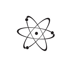 Atom icon vector