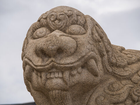 The statue of Haitai (Imaginary animal)