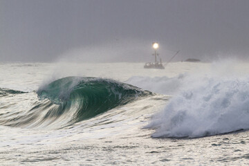 Fishing in the Oregon coast