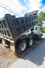 Panama Boquete tipper truck for material transport