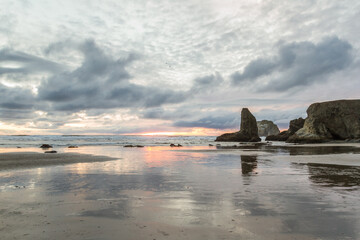 Sunset at the beach