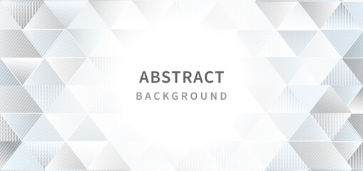 Abstract template gray triangles stripe lines geometric on white background.