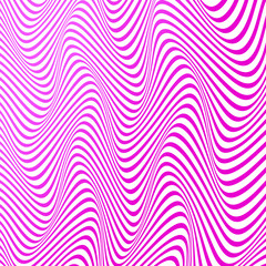 ABSTRACT COLORFUL WAVY LINE. OPTICAL ILLUSION PATTERN BACKGROUND. COVER DESIGN 