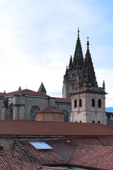 Fototapeta premium Cathedral of San Salvador, Oviedo, Spain