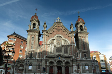 Fototapeta na wymiar Church San Juan el Real, Oviedo, Spain