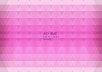 Polygon abstract on pink background. Light pink vector shining triangular pattern. An elegant bright illustration. The triangular pattern for your business design.