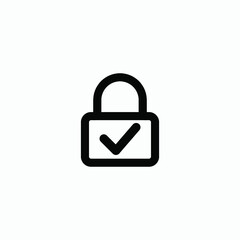 lock icon vector