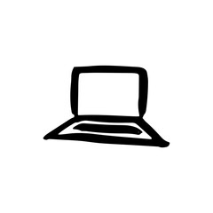 Laptop computer logo.