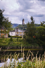 Distant view of the Wallace Monument, Stirling