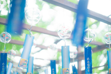 大阪府三島郡水無瀬神宮の風鈴