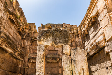 Baalbek Roman temple ruins in Baalbek, Lebanon