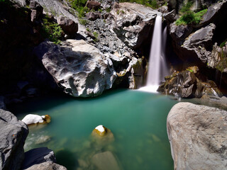 Waterfalls of Lanterna creek