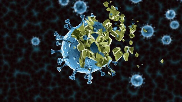 Killing Coronavirus Covid-19 pandemic flu disease bacteria Virus
