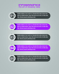 Infographic design elements banners for web layout.
