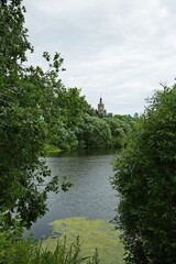 Orthodox Church of the Savior Not Made by Hands in the village of Ubory, Moscow Region.