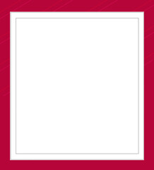 Modern Empty White Frame Box On Purple Stripes Background-For Social Media, Banner, Poster, Flyer & Card.