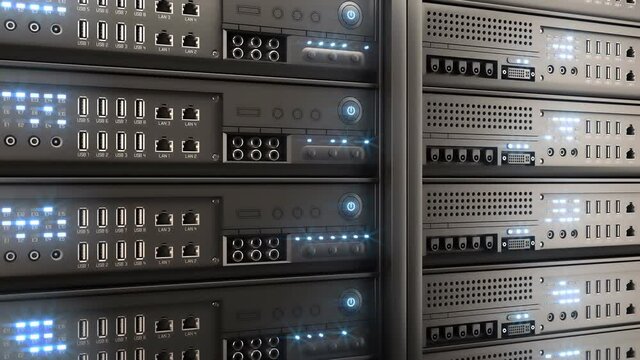 rack servers in data center