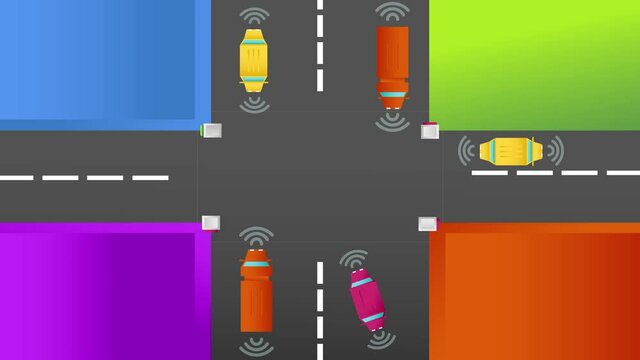 Truck With Sensing System When Changing Lane