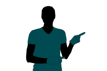 Isolated portrait of black man wearing face medical mask show at white background. Viral pandemic, stop spreading viral infection. Cartoon character. World epidemy concept