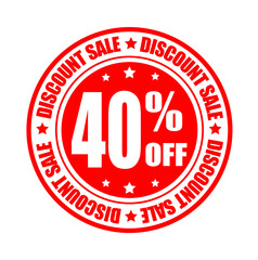 40 Percentage Off Vector Graphics